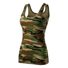 Camo Triumph atléta női barna terepszín S női trikó