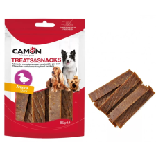 Camon Camon snack ízletes kacsa csíkok 80 g jutalomfalat kutyáknak