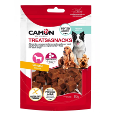 Camon Camon snack monoprotein lovas kocka 80 g jutalomfalat kutyáknak
