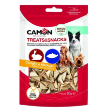 Camon Camon snack nyulas tőkehalas háromszögek 80 g jutalomfalat kutyáknak
