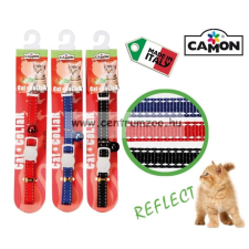 Camon Cat Collare Gatto Nylon Reflex Fényvisszaverő Nyakörv Cicáknak (Dg016) nyakörv, póráz, hám kutyáknak