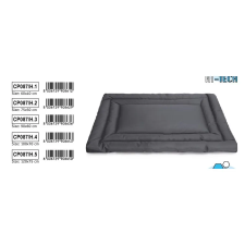 Camon S.p.A. CP087/H.1 Párna szögletes antracit 60x40cm HI-TECH szállítóbox, fekhely kutyáknak