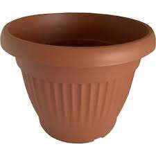 Campana virágcserép 20 cm terrakotta kerti tárolás