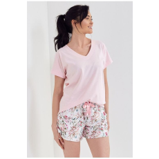 Cana Aromatica rövid női pizsama, rózsaszín M