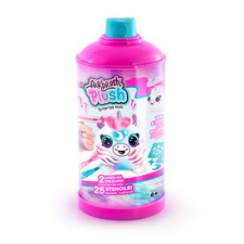 CANAL TOYS Airbrush Plush, színezhető állatok, meglepetés mini plüss, 6 féle plüssfigura