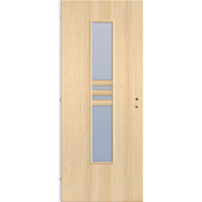 CANDO Beltéri ajtólap coimbra NIDA 2 üvegezés balos 90 cm nyílászáró