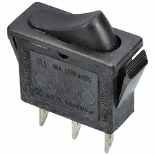 Candy 16A/125V AC Billenőkapcsoló, fekete, szögletes (eredeti) CANDY minikonyha beépíthető gépek kiegészítői