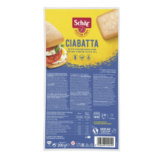 Candycrush Schär gluténmentes ciabatta zsemle elösütőtt 4x50g 200 g reform élelmiszer