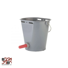  Canexpol bárányitató vödör - szürke, 8L-es 1 cumival haszonállat felszerelés