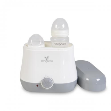 Cangaroo Baby duo dupla cumisüveg melegítő szürke cumisüveg