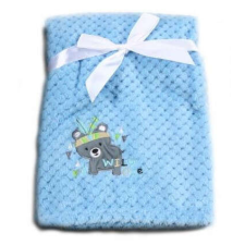 Cangaroo Freya wellsoft takaró 110x80 cm - Maci kék babaágynemű, babapléd