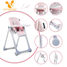 Cangaroo Moni Moni Ieat etetőszék 6-36 hóig 15 kg pink etetőszék