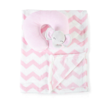 Cangaroo Sammy takaró párnával 90x75cm pink babaágynemű, babapléd