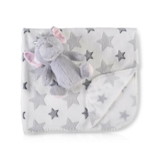 Cangaroo Takaró 90x75cm elefánt plüss szürke babaágynemű, babapléd