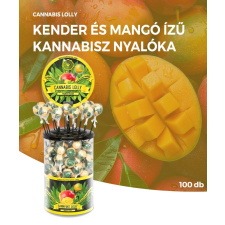 Cannabis Mango Kush Lollies – Display Container (100 Lollies) csokoládé és édesség