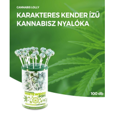 Cannabis White Widow Pops – Display Container (100 Lollies) csokoládé és édesség