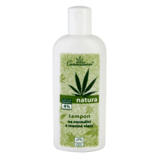 Cannaderm Natura Shampoo for Normal and Oily Hair sampon kender olajjal 200 ml sampon