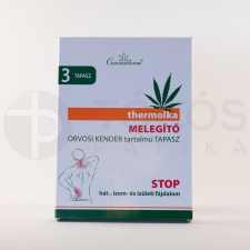  Cannaderm Thermolka tapasz melegítő  3x gyógyászati segédeszköz
