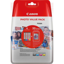 Canon 0386C006 tintapatron 4 dB Eredeti Standard teljesítmény Fekete, Cián, Sárga, Magenta (0386C006) nyomtatópatron & toner