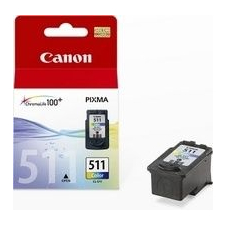 Canon CL-511 Tintapatron Pixma MP240, 260, 480 nyomtatókhoz, CANON színes, 244 oldal nyomtatópatron & toner