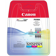 Canon CLI-521KIT Tintapatron multipack Pixma iP3600, 4600 nyomtatókhoz, CANON, c+m+y, 3*9ml (TJCBCLI521P) nyomtatópatron & toner
