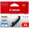 Canon CLI-571CXL Tintapatron Pixma MG5750, 6850,7750 nyomtatókhoz, CANON, cián, 11 ml
