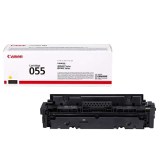 Canon CRG055 toner, sárga, 2,100 oldal nyomtatópatron & toner