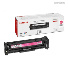 Canon CRG-718 magenta toner 2660B002 (eredeti) nyomtatópatron & toner