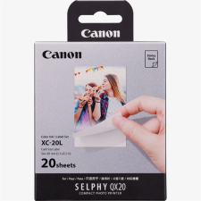  CANON Fotópapír + Tinta, XC-20L, 20db 54 x 85mm, QX20 fotópapír