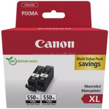 Canon Patron 2x PGI-550PGBK XL Fekete multipakk (2x22ml) (6431B010) nyomtatópatron & toner