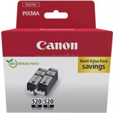 Canon Patron PGI-520BK Fekete multipakk (2x19ml) (2932B019) nyomtatópatron & toner