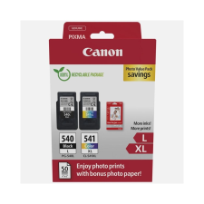 Canon PG540L + CL541XL tintapatron + 50 db GP501 10x15 fényes fotópapír multipack ORIGINAL nyomtatópatron & toner