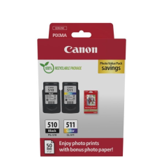 Canon PG-510B/CL511 Multipack tintapatron + fotópapír (2970B017) nyomtatópatron & toner