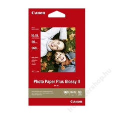 Canon PP-201 Fotópapír, tintasugaras, 10x15 cm, 260 g, extra fényes, CANON (LCPP201) fotópapír
