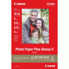  Canon PP-201 II 275g 10x15cm 5db Fényes Fotópapír fotópapír