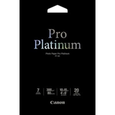 Canon PT-101 10x15 Pro Platinum fényes inkjet fotópapír 300gr. 20 ív 2768B013 fotópapír