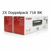 Canon Toner Canon CRG-718 Bk VP Fekete (2 pcs)
