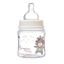 Canpol Babies Bonjour Paris Easy Start Anti-Colic Bottle Pink 0m+ cumisüveg 120 ml gyermekeknek cumisüveg
