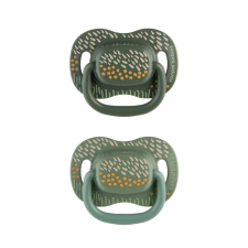 Canpol Babies CANPOL BABIES Szimmetrikus szilikon cumik Mountains 0-6m 2db zöld cumi