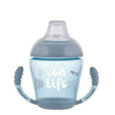 Canpol Babies Canpol babies Toys szilikon itatópohár 230 ml 9hó+ - Sea life - Grey itatópohár