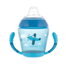 Canpol Babies Canpol Cseppmentes itatópohár puha ivócsőrrel 230 ml (9h+) - Kék itatópohár