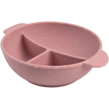 Canpol Babies Dots szilikon tálka tapadókoronggal Pink 360 ml babaétkészlet