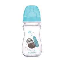 Canpol babies EasyStart anti-kólikás cumisüveg EXOTIC ANIMALS 240ml kék cumisüveg