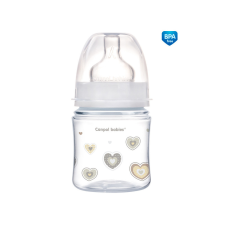 Canpol babies EasyStart anti-kólikás cumisüveg NEWBORN BABY 120ml bézs cumisüveg