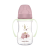 Canpol Babies EasyStart anti-kólikás cumisüveg világító fogantyúval 240ml (3h+) - Sleepy Koala - Rózsaszín