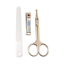 Canpol Babies Körömápoló szett: Olló, körömcsipesz és körömreszelő babaápolási kellék