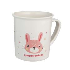  Canpol babies műanyag pohár fogóval, mikrózható,170 ml - nyuszi itatópohár