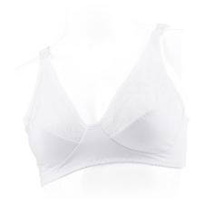 Canpol Babies Nursing Bra with Flaps White szoptatós melltartó méret 80DD 1 db kismama melltartó