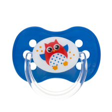  Canpol babies nyugtató szilikon cumi 18 hó+ kék bagoly cumi