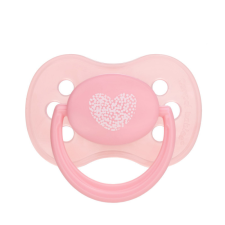 Canpol BABIES Szilikon cumizó Cherry 0-6m pasztell - rózsaszín - rózsaszín cumi